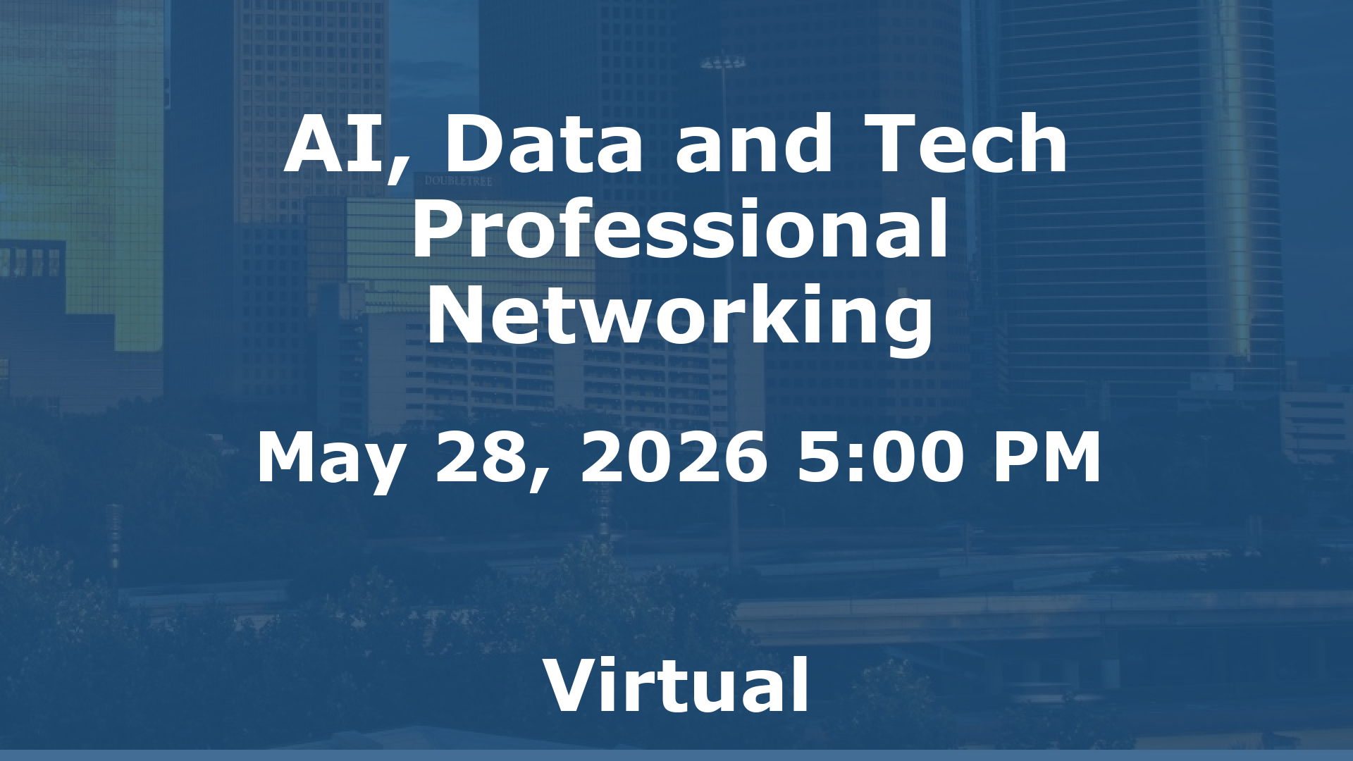 AI, Data and Tech Professional Networking event image